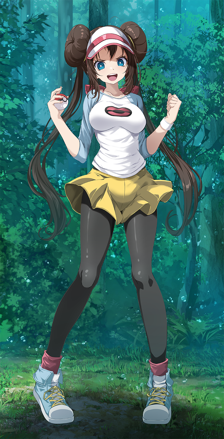 rosa (pokemon and 1 more) drawn by tsukishiro_saika