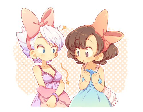 minnie mouse and daisy duck (mickey mouse & friends) drawn by kiri_futoshi