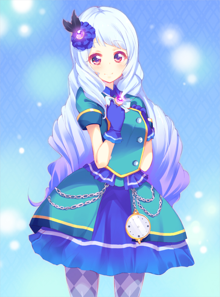 shirogane lily (aikatsu! and 1 more) drawn by wara@