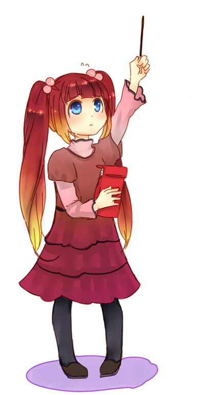 ushiromiya ange (umineko no naku koro ni) drawn by kotono