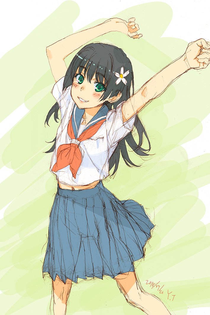 saten ruiko (toaru majutsu no index and 1 more) drawn by tanaka_yuuichi