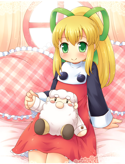 roll and dr. light (mega man) drawn by mizuno_mumomo