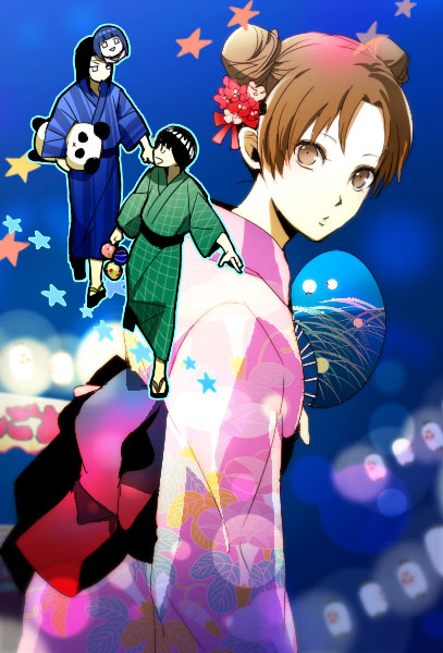 hyuuga hinata, tenten, rock lee, and hyuuga neji (naruto) drawn by iyutani