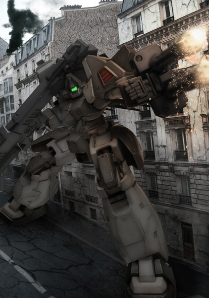 serpent (gundam and 2 more) drawn by robographer