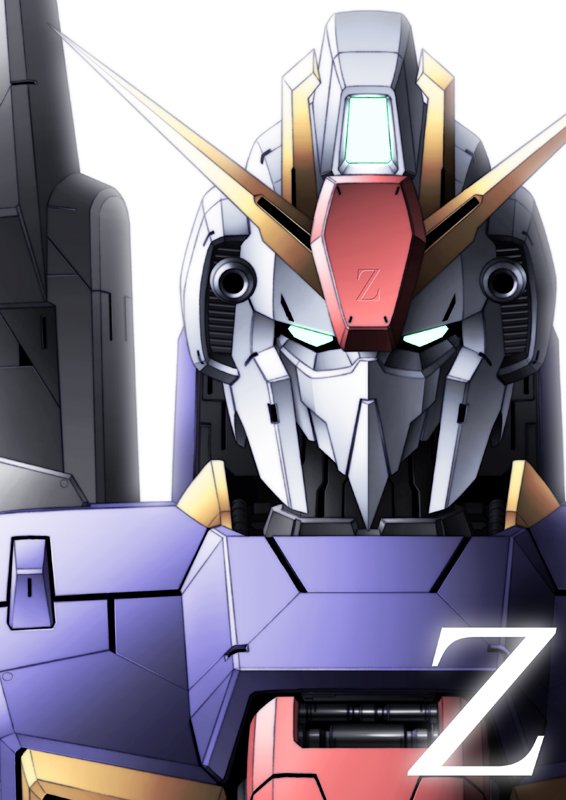 zeta gundam (gundam and 1 more) drawn by shoumaru_(gadget_box)