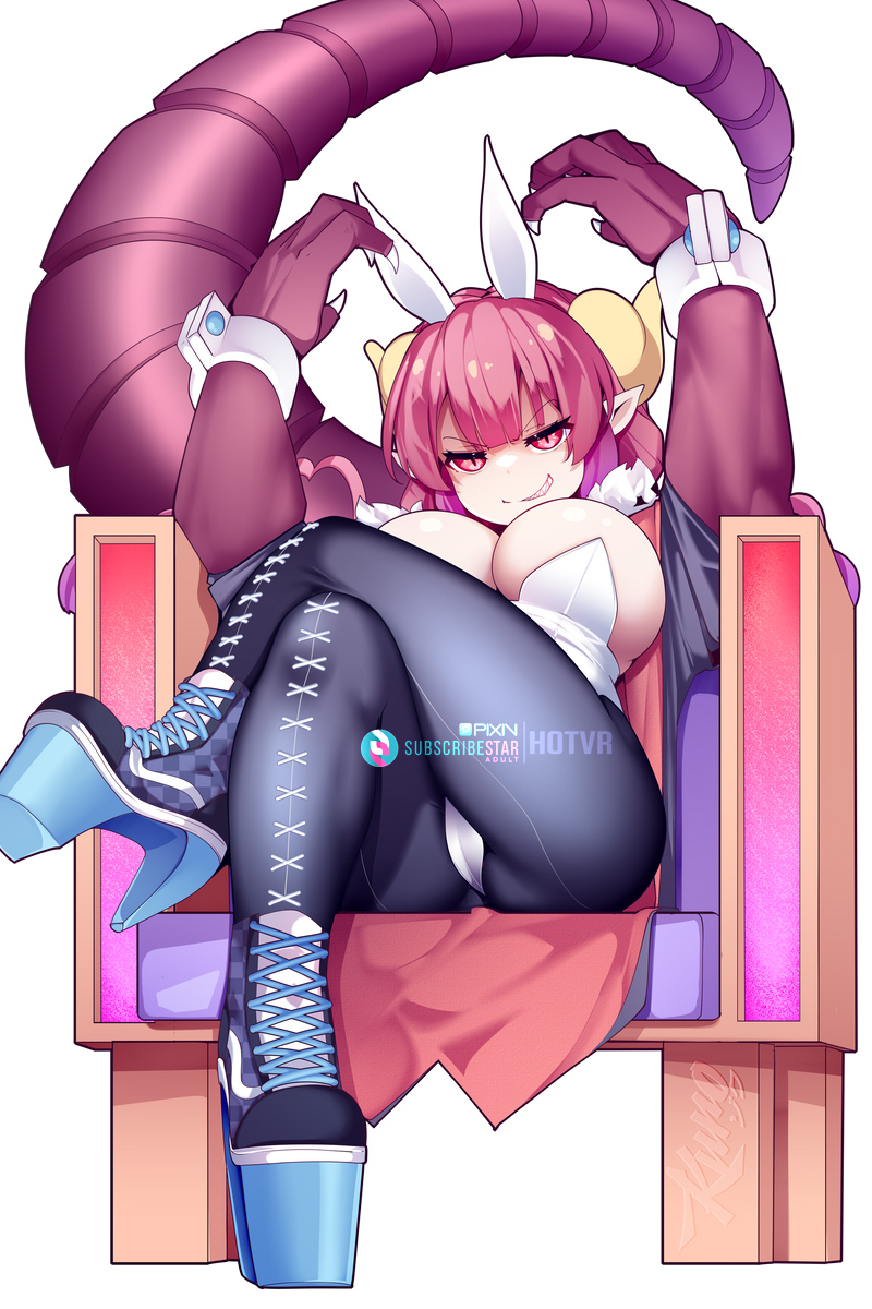 ilulu (kobayashi-san chi no maidragon) drawn by hot_vr