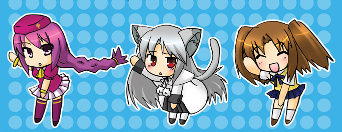 sion eltnam, yumizuka satsuki, sion eltnam atlasia, and white len (tsukihime and 2 more)