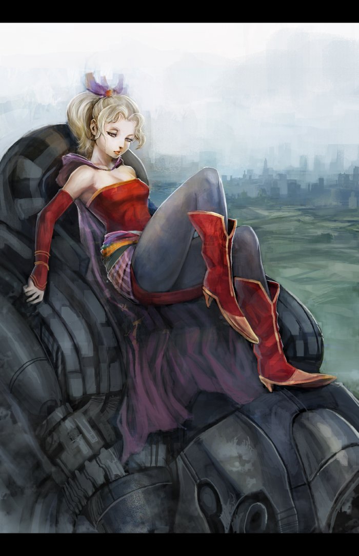 terra branford (final fantasy and 1 more) drawn by dsmax