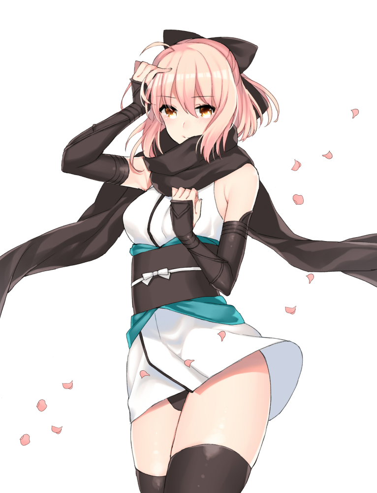 okita souji (fate and 2 more) drawn by anoshabu