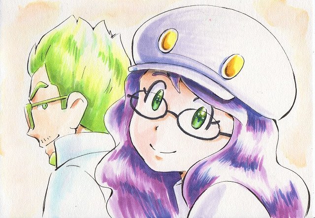 wicke and faba (pokemon and 1 more) drawn by iwane_masaaki