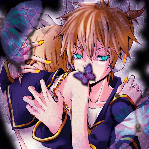 kagamine rin and kagamine len (vocaloid and 1 more) drawn by sakura_wa_homura