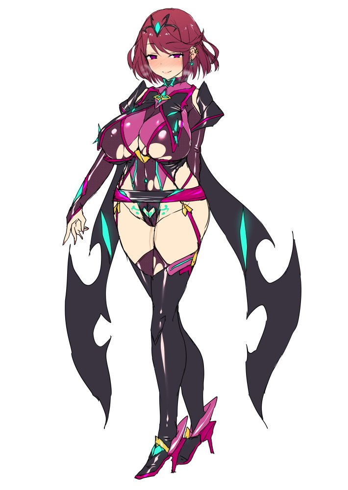 pyra (xenoblade chronicles and 1 more) drawn by satou_kuuki
