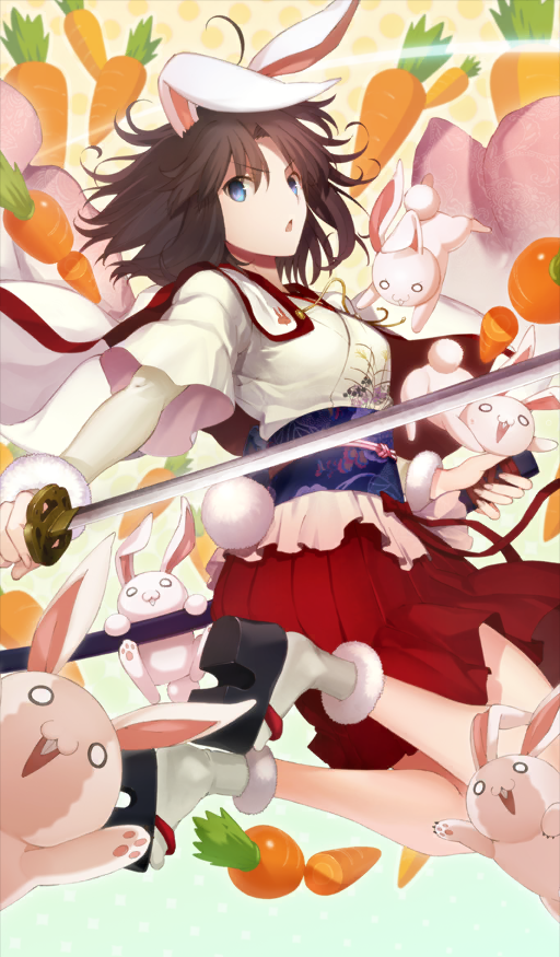 ryougi shiki (fate and 3 more) drawn by sudou_tomonori