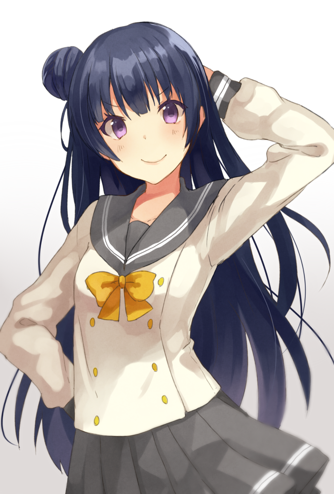 tsushima yoshiko (love live! and 1 more) drawn by nanao_mugi