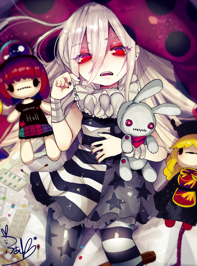 clownpiece, junko, and hecatia lapislazuli (touhou) drawn by fua_yuu
