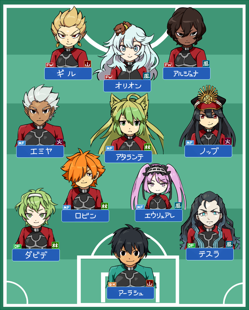 gilgamesh, archer, oda nobunaga, atalanta, arjuna, and 7 more (fate and 2 more) drawn by sa_nu