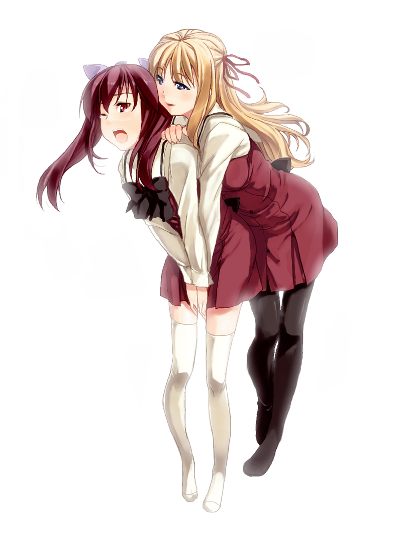 oda nanami and matsubara yuuna (sono hanabira ni kuchizuke wo) drawn by kirisato_itsuki