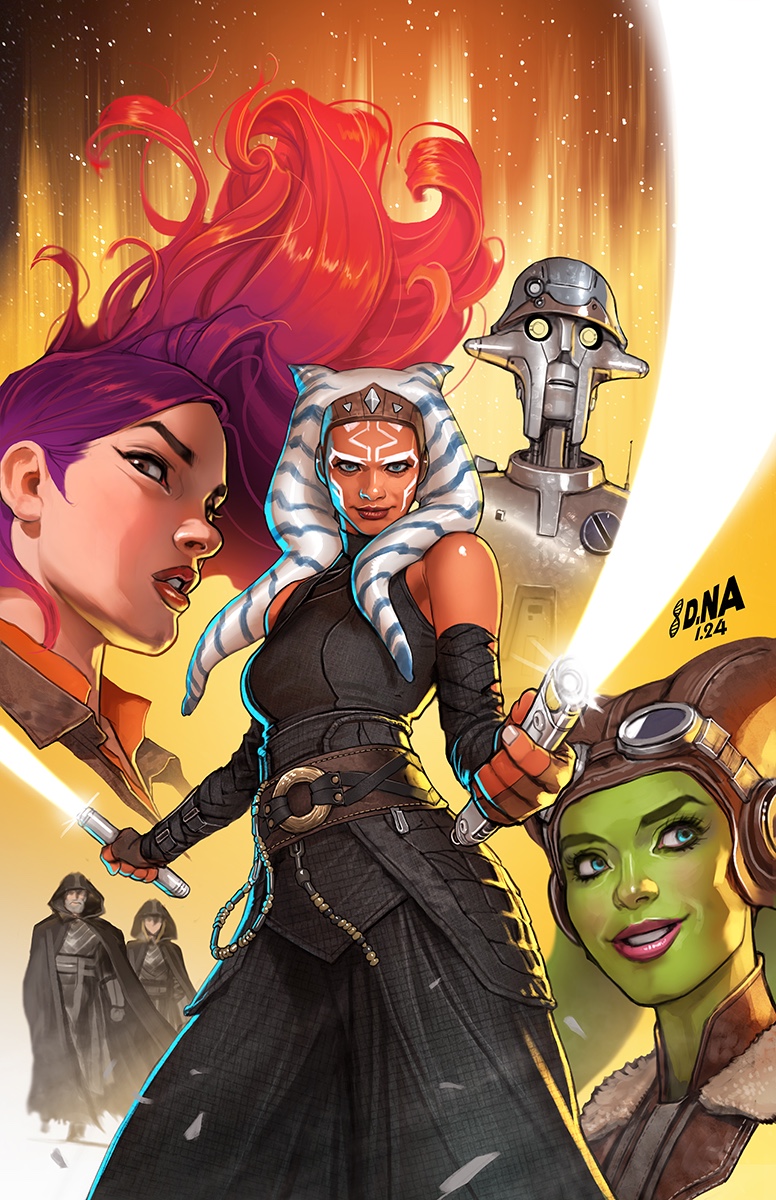 ahsoka tano, sabine wren, hera syndulla, shin hati, baylan skoll, and 1 more (star wars and 1 more) drawn by david_nakayama