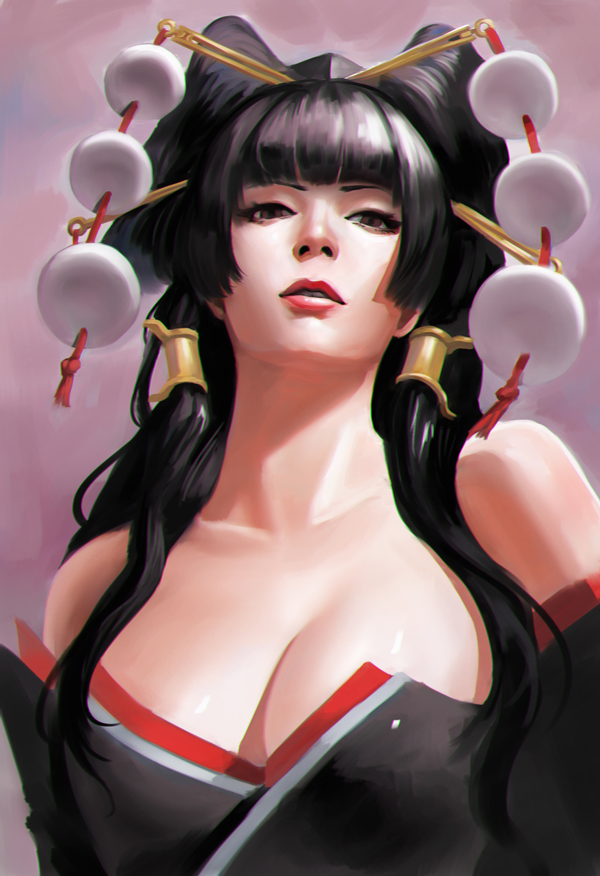 nyotengu (dead or alive and 1 more) drawn by phamoz