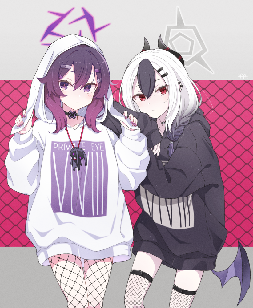 kayoko and haruka (blue archive) drawn by yama_ymst