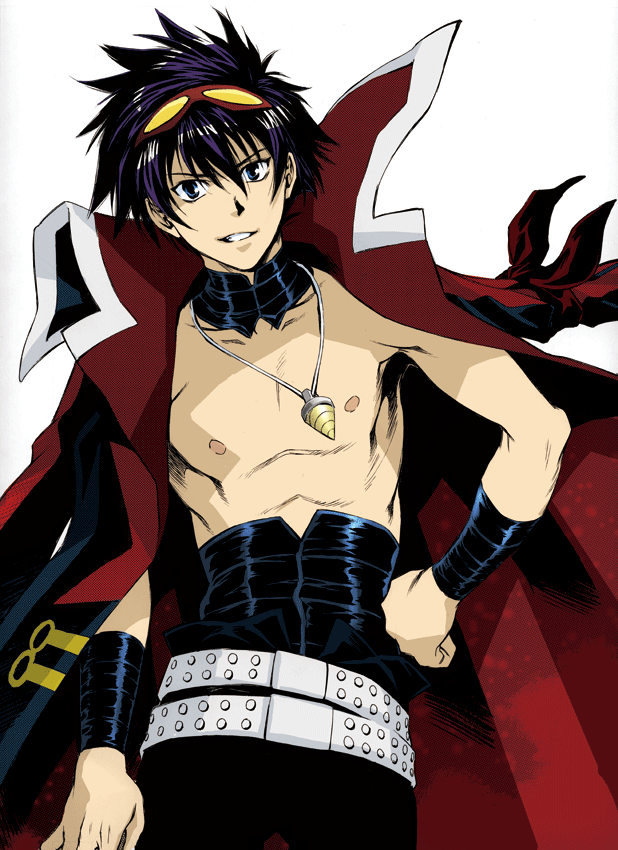 simon (tengen toppa gurren lagann) drawn by kurenai_karasu