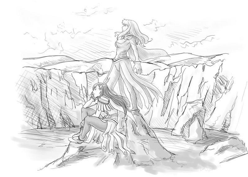 shizuru viola and natsuki kruger (my-otome and 1 more) drawn by jango-joe