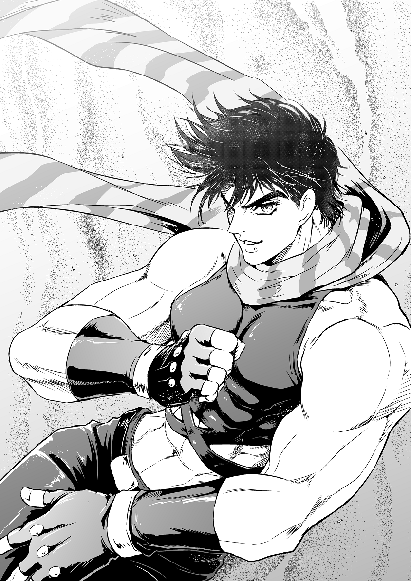 joseph joestar (jojo no kimyou na bouken and 1 more) drawn by sumo_(komokomo1201)