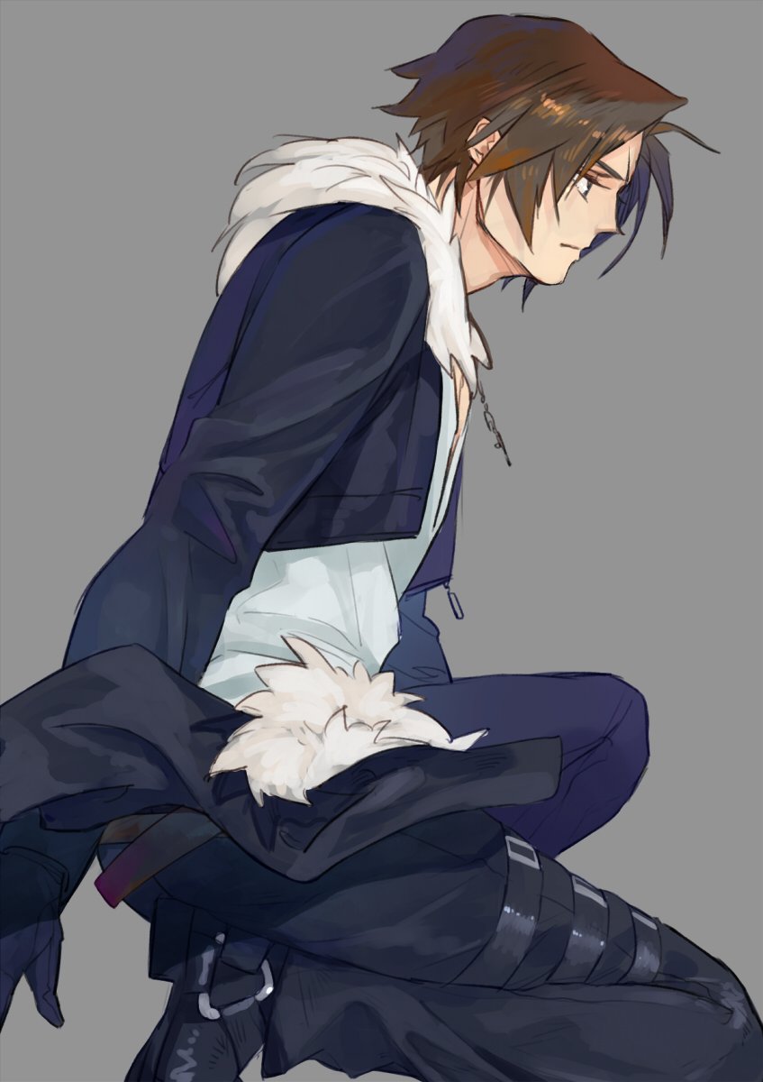 squall leonhart (final fantasy and 1 more) drawn by nini_tw99