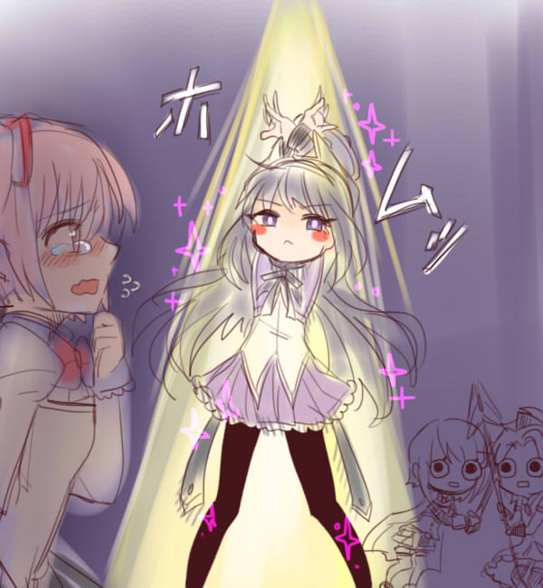 akemi homura, kaname madoka, miki sayaka, and sakura kyoko (mahou shoujo madoka magica and 1 more) drawn by nagachika