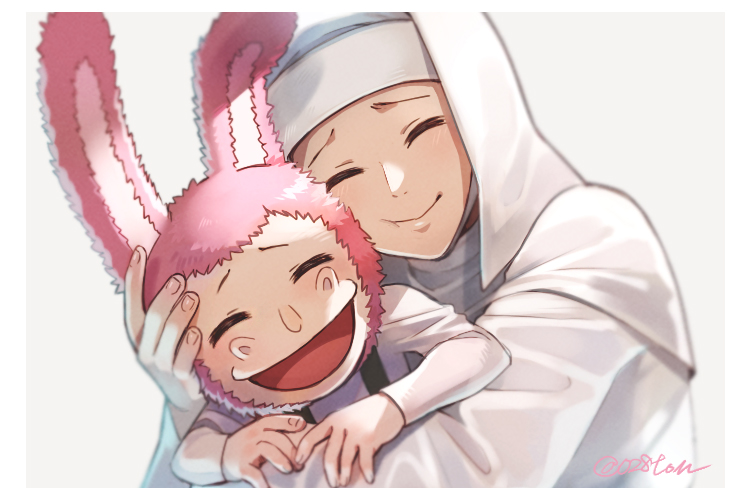 momon and elle chivas (konjiki no gash!!) drawn by otton