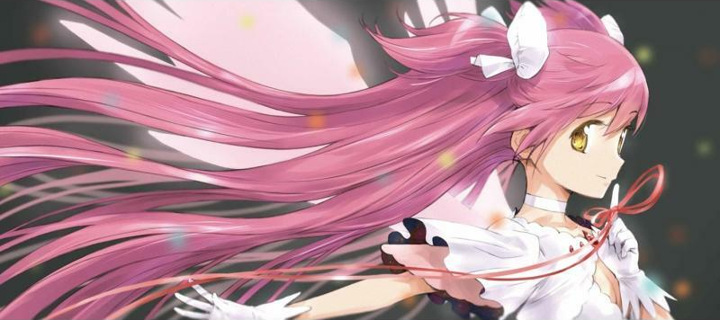 kaname madoka and ultimate madoka (mahou shoujo madoka magica) drawn by taniguchi_jun'ichirou