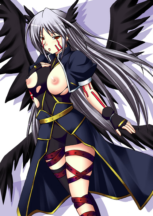 reinforce (lyrical nanoha and 2 more) drawn by kuronezumi