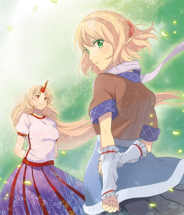 mizuhashi parsee and hoshiguma yuugi (touhou) drawn by ume_(plumblossom)