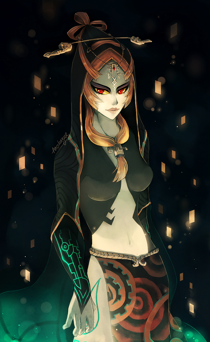 midna (the legend of zelda and 1 more) drawn by anocurry