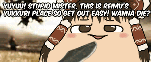 hakurei reimu and leonidas i (touhou and 1 more)