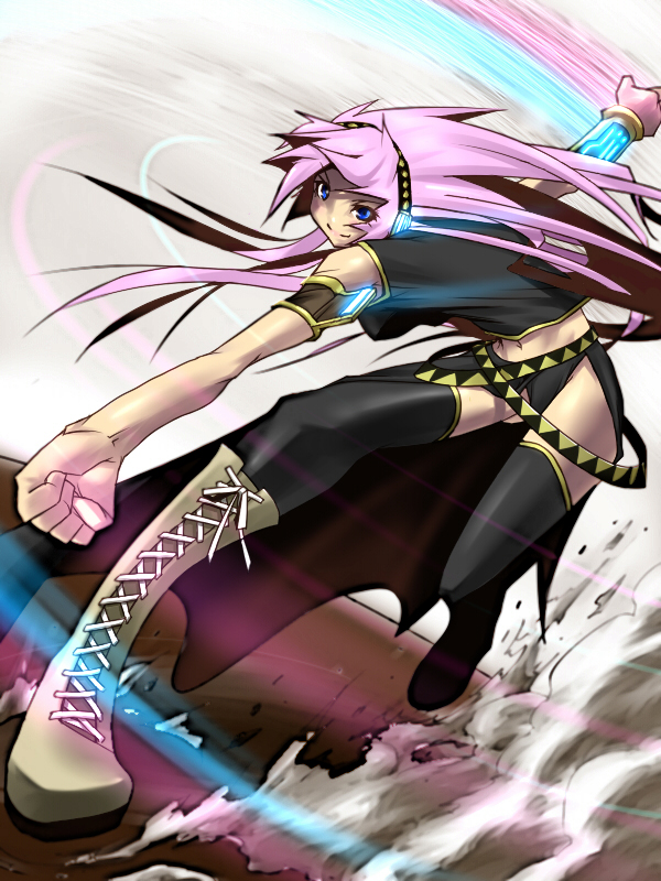 megurine luka (vocaloid and 1 more) drawn by jin_(mugenjin)