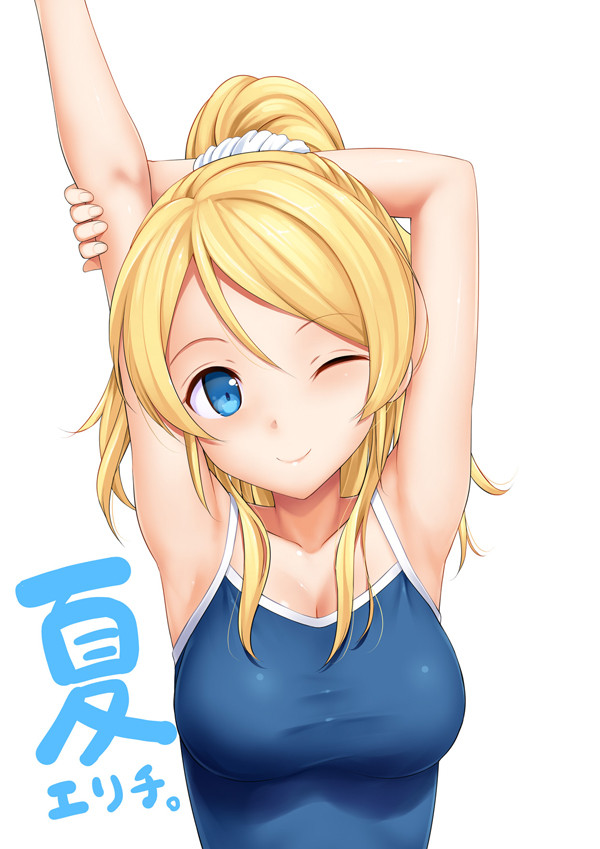 ayase eli (love live! and 1 more) drawn by takayaki