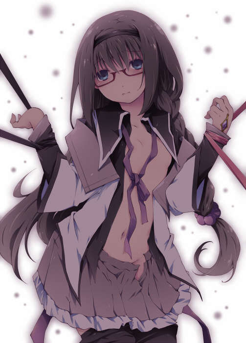 akemi homura (mahou shoujo madoka magica) drawn by shikage_nagi
