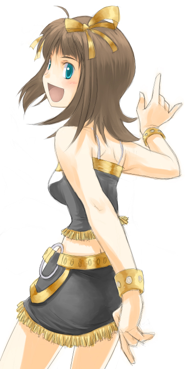 amami haruka (idolmaster and 1 more) drawn by rison