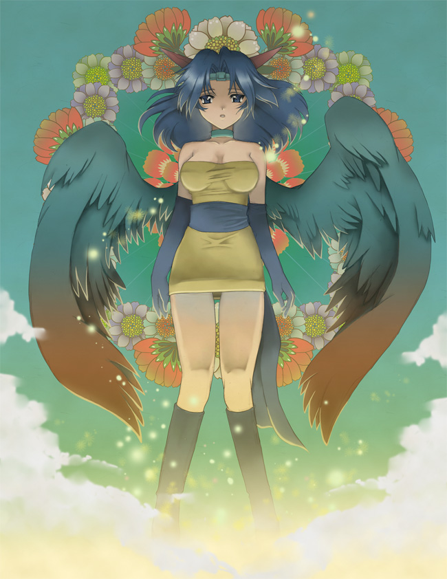 dark witch (yu-gi-oh!) drawn by aikosu_(icos)