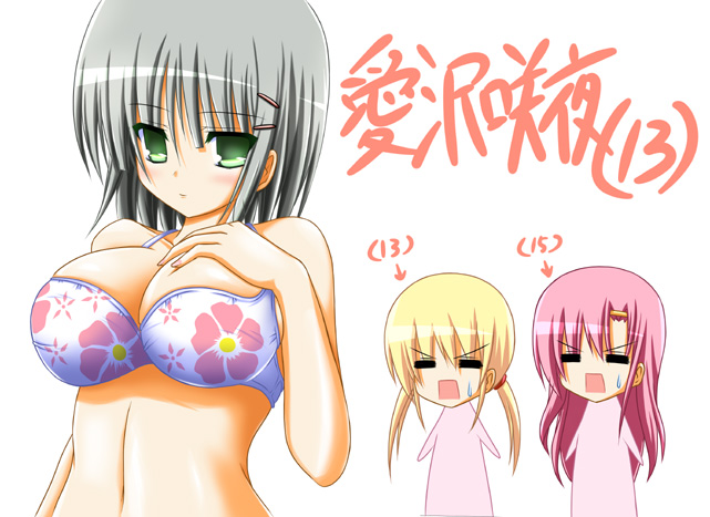 katsura hinagiku, sanzen'in nagi, and aizawa sakuya (hayate no gotoku!) drawn by touda_rui