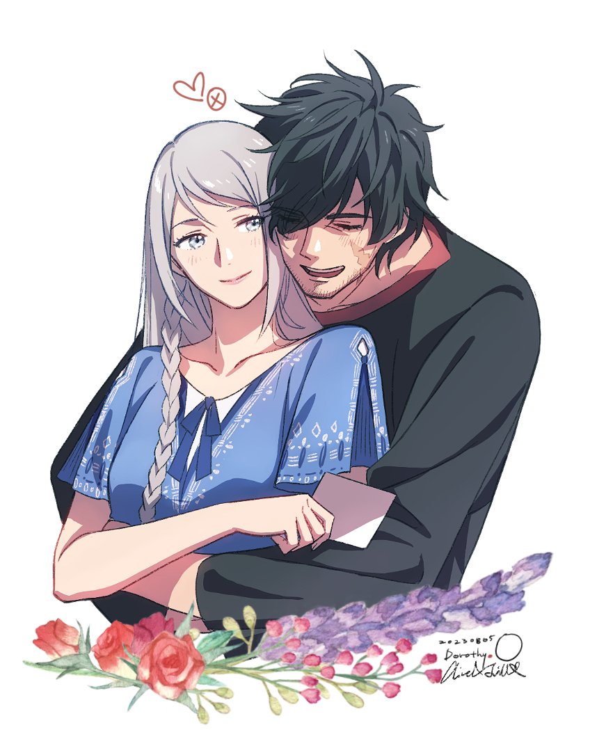 clive rosfield and jill warrick (final fantasy and 1 more) drawn by ff16_noira