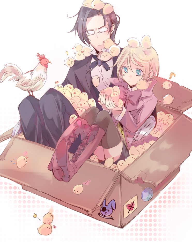 alois trancy and claude faustus (kuroshitsuji) drawn by yamada_ako