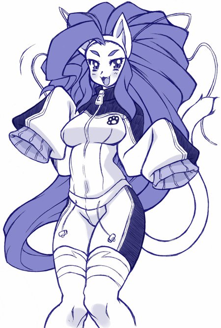 felicia and nonomura uriko (darkstalkers and 1 more) drawn by nakagami_takashi