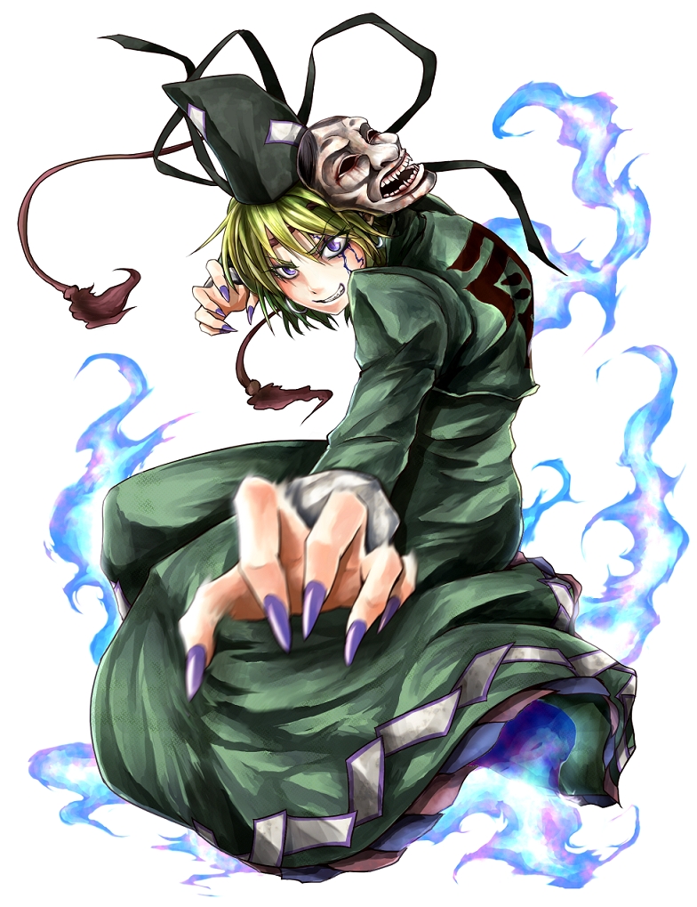 soga no tojiko (touhou) drawn by ryuuichi_(f_dragon)