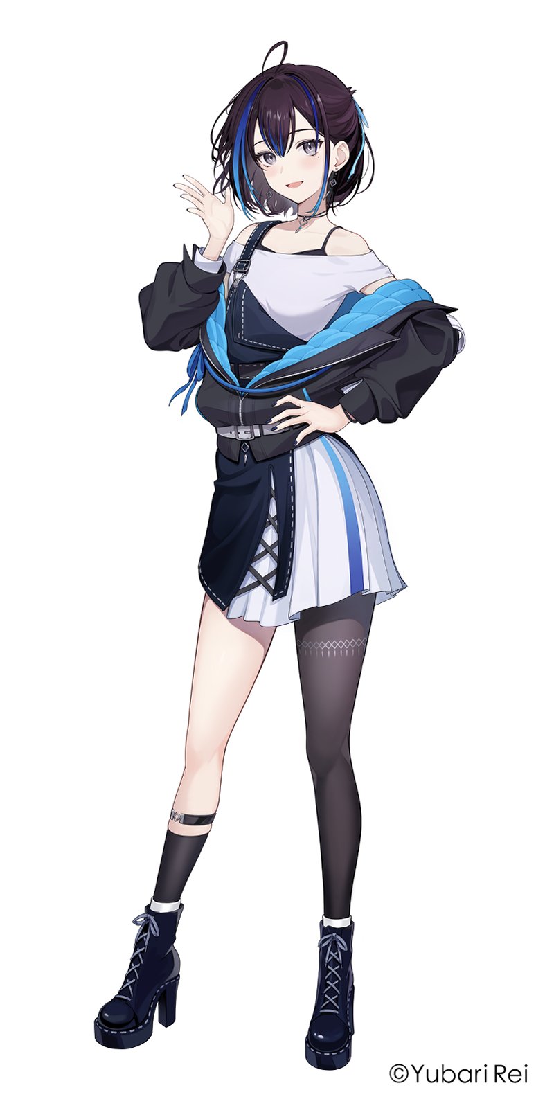 yubari rei (indie virtual youtuber) drawn by torianco3