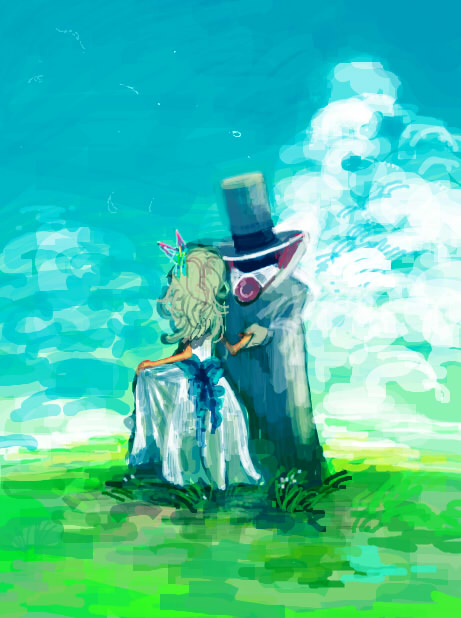 tippi and count bleck (mario and 2 more) drawn by suzumecha