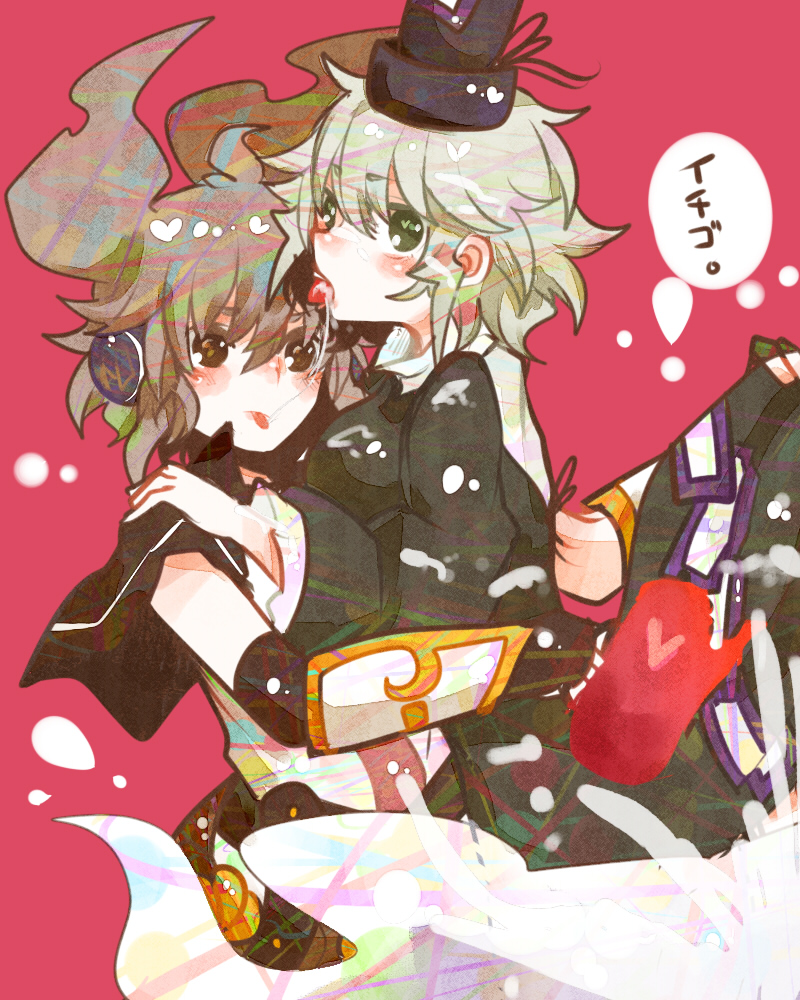 toyosatomimi no miko and soga no tojiko (touhou) drawn by itomugi-kun