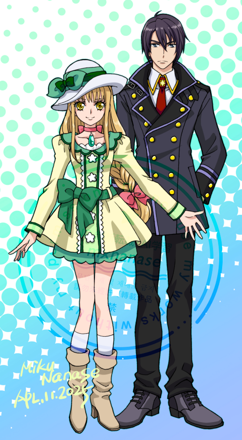 lan ruobing and tian lei (zhandou wang zhi jufeng zhan hun) drawn by mxnanase