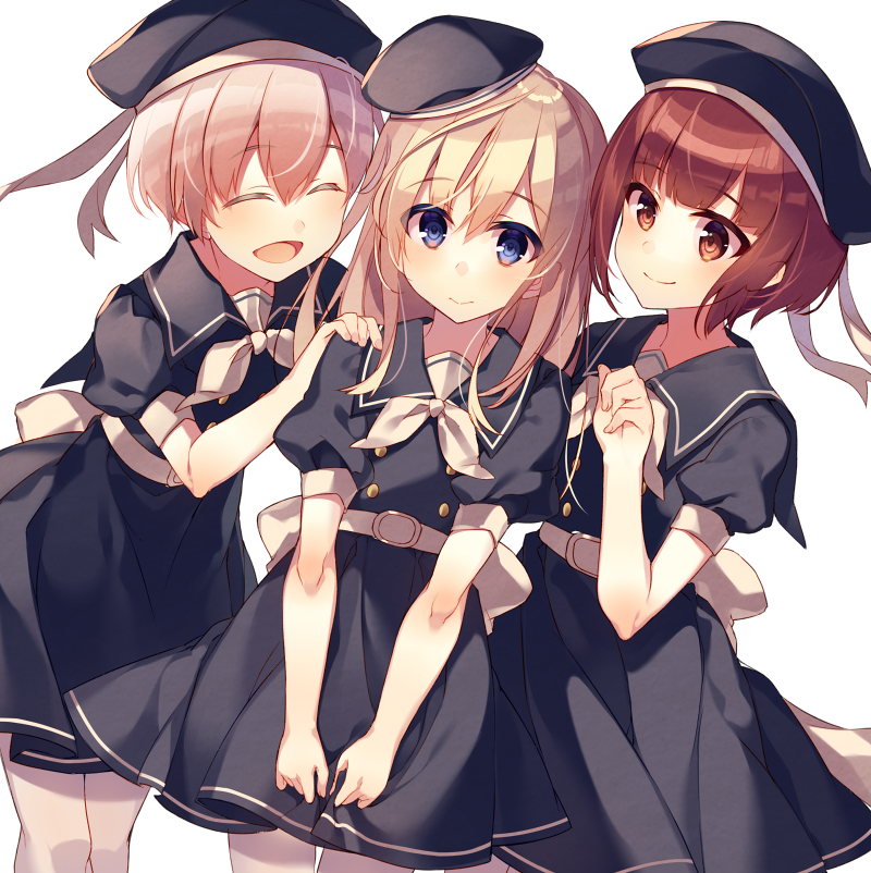 z1 leberecht maass, z3 max schultz, and u-511 (kantai collection) drawn by kureaki_(exit)
